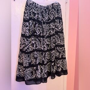 Alfred Dunner Draw Waist Skirt